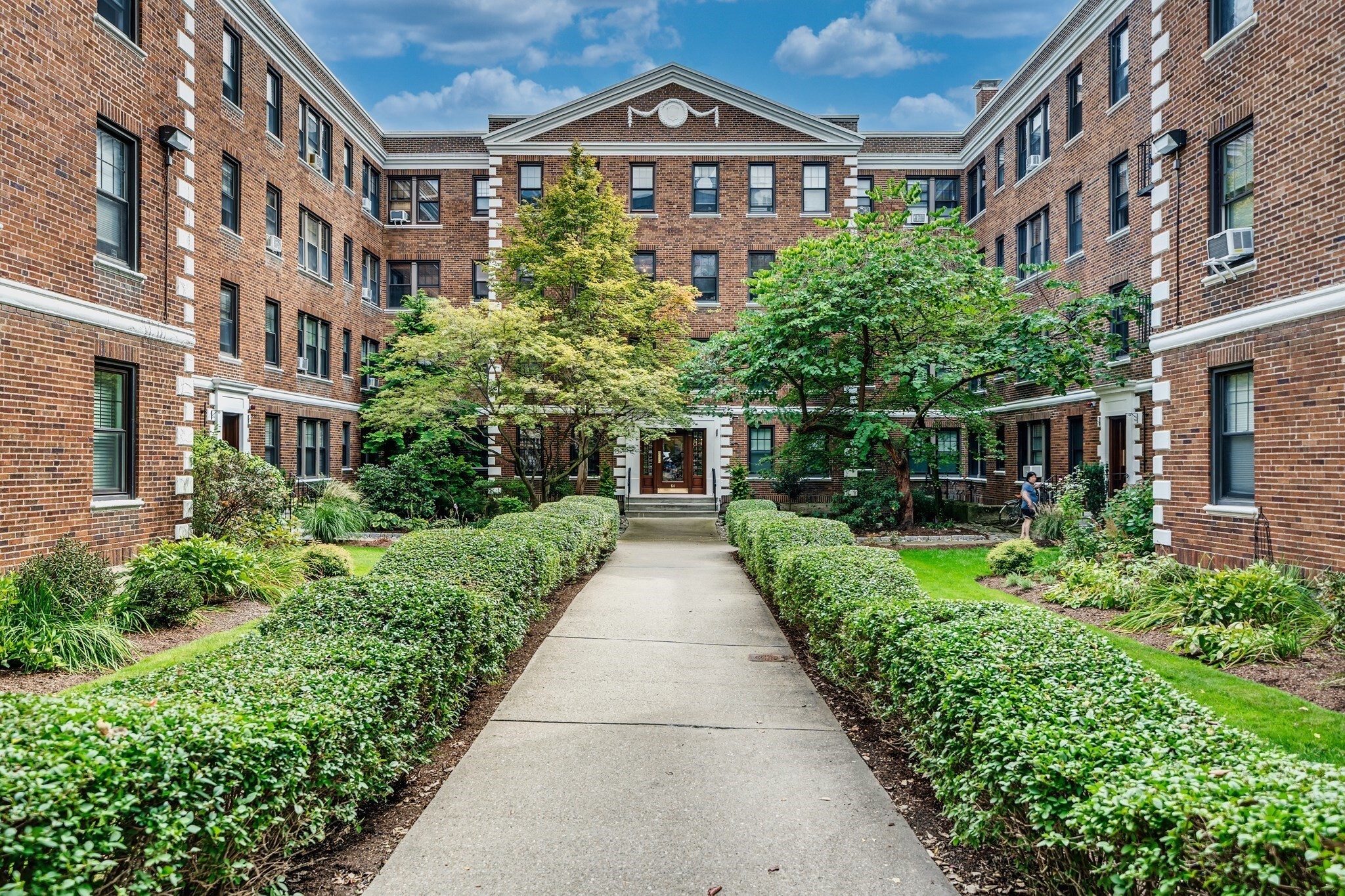 Discover this timeless Queensberry Court condo, perfectly set between Park Drive and Boylston Street in the vibrant Fenway. This beautiful 1 bed 1 bath second-floor condo (could be used as 2 bed without a living room) offers exceptional city convenience with easy walking access to the Longwood Medical Area, Fenway Park, Kenmore Square.  Beautiful walking trails at the Fens, a huge variety of restaurants, a nearby Target and the Museum of Fine Arts are just some walking highlights. Easy commute access to area hospitals and universities, while nearby public transport offers even more options. This home showcases beautiful hardwood floors accented by decorative molding throughout, while large windows, modern painting and ample space provide a truly comfortable living. This well-maintained brick condominium also features low condo fees that includes heat & hot water, and an established reserve fund.