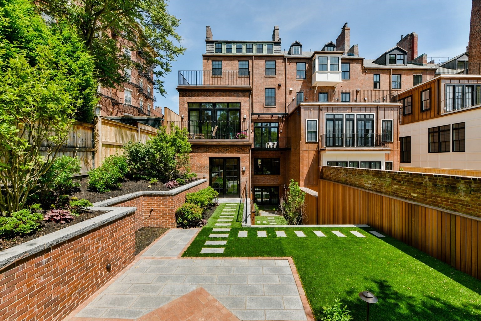 Hidden within one of Beacon Hill’s coveted classic brownstones, this extraordinary residence showcases an exceptionally rare private garden with more than 1,750 square feet of landscaped outdoor space tailored for elegant entertaining and peaceful retreat. Originally home to the Appalachian Mountain Club for nearly a century, the property was meticulously transformed in 2019, blending historic character with modern luxury through a complete renovation featuring designer finishes, custom millwork, and top-tier appliances. Grand proportions, soaring ceilings architectural detail, and exquisite craftsmanship define the interiors, while the open-concept main level transitions effortlessly to the expansive yard, creating a unique indoor-outdoor experience rarely found in Boston. Spanning two spacious levels, the residence is offered fully furnished, with all furnishings included in the sale price. Moments from the State House and Boston Common, this Beacon Hill offering is one of a kind.