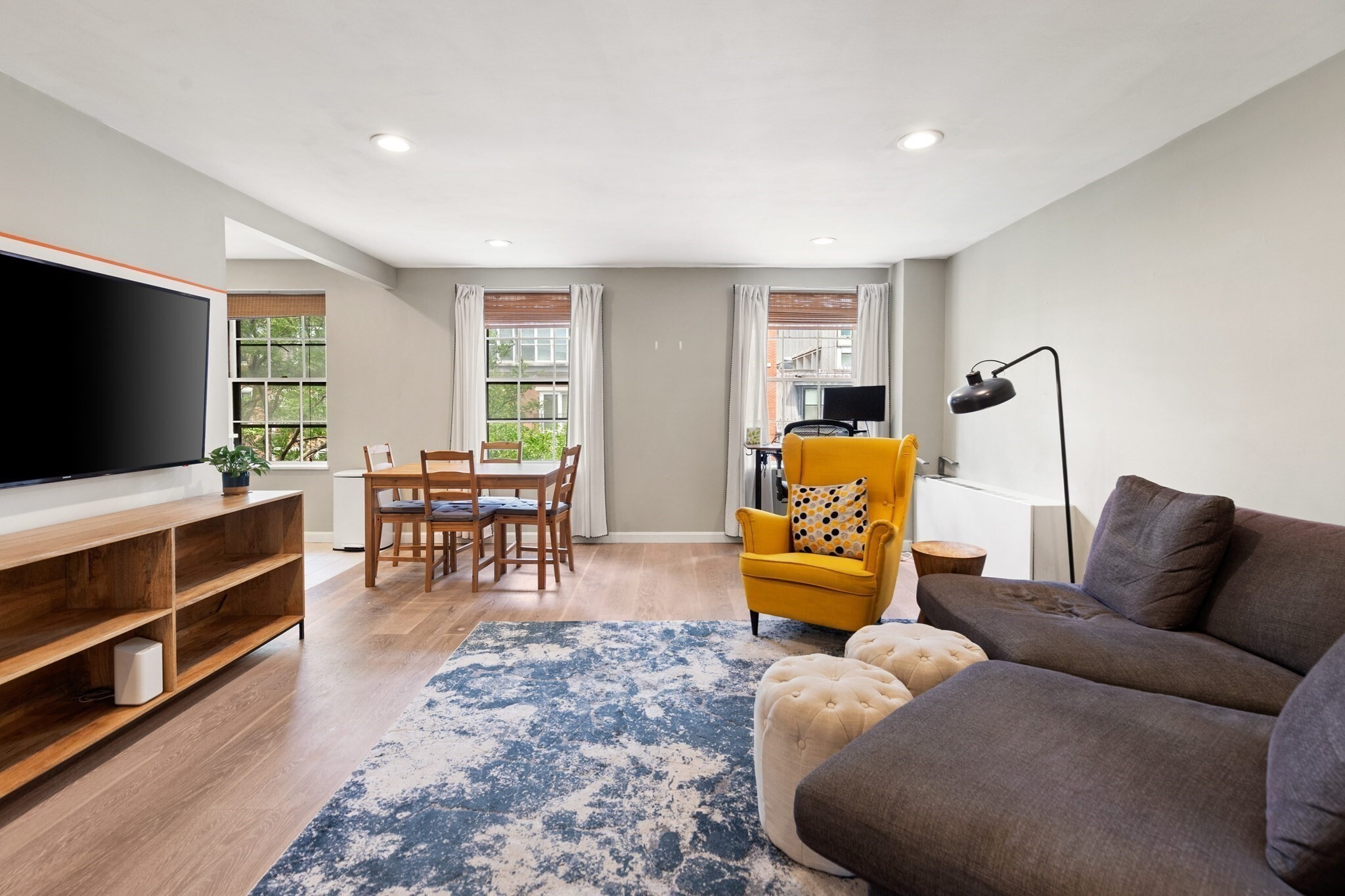 Welcome home to this spacious, sun-filled condominium in a well-maintained elevator building. Fully renovated with newer Spanish oak floors throughout, this 4th-floor unit offers an excellent, functional layout with a separate kitchen and living area, perfect for entertaining or everyday living. The fully equipped kitchen features modern appliances, while the beautifully tiled bathroom adds a touch of elegance. Enjoy tons of natural light and no shortage of storage space throughout the home as well as extra deeded storage in the basement. Central AC/heat for year-round comfort, and convenient card operated common laundry located in the building's basement. A wonderful opportunity in a fantastic location on Bowdoin Street in Beacon Hill. Schedule your showing today!