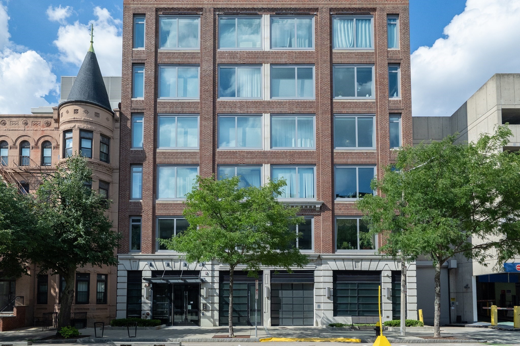 Experience elevated city living at Symphony Court, a sleek and sophisticated 2013-built residence ideally positioned at the crossroads of the South End, Back Bay, and Fenway. This bright 4th floor oversized one-bedroom offers a refined open layout, tall ceilings, and oversized windows that fill the home with natural light while framing breathtaking striking views of the Prudential Tower and Four Seasons. The contemporary kitchen is designed for both everyday living and entertaining, featuring custom wood cabinetry, quartz countertops, stainless steel appliances, and an oversized island with generous dining and prep space. Beautiful hardwood floors, central air conditioning, and in-unit laundry add comfort and convenience, while the spacious walk-in closet with custom shelving provides exceptional storage. The thoughtfully designed interior bedroom offers a quiet and private retreat. Residents of Symphony Court enjoy full-service amenities including 24-hour concierge service, elevator access, a residents' clubroom, fitness center, and outdoor terrace. Rental garage parking is available next door for added convenience. Just one block from Symphony Hall and moments from Whole Foods, the Prudential Center, Newbury Street, Fenway Park, the Museum of Fine Arts, Charles River, Longwood Medical Area, and numerous universities, this home places Boston's best cultural, dining, shopping, and academic destinations right outside your door. A perfect owner-occupied opportunity for anyone seeking the quintessential Boston lifestyle—where an easy commute, vibrant city energy, modern comforts, and an exceptional location come together. Whether you're heading to work, enjoying a night out, catching a game, exploring the arts, or simply taking in the city, this is Boston living at its best.