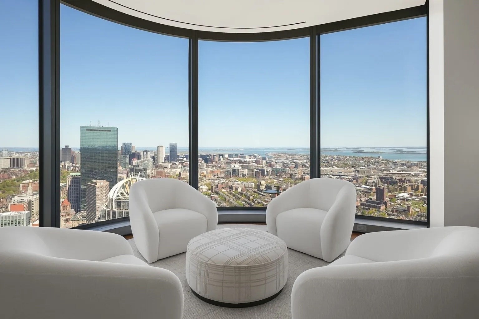Brand new never lived in developer owned sales model now available at preferred pricing. Located on the 56th level of the Four Seasons Private Residences at One Dalton, New England’s tallest and most prestigious residential address. This 3 bedroom, 3.5 bath home offers expansive views with over 4,100 square feet of living area,  floor-to-ceiling windows and a private outdoor balcony.  Residents have access to over 20,000 square feet of world class amenities and enjoy effortless ownership with 5 star hotel services provided by the Four Seasons.