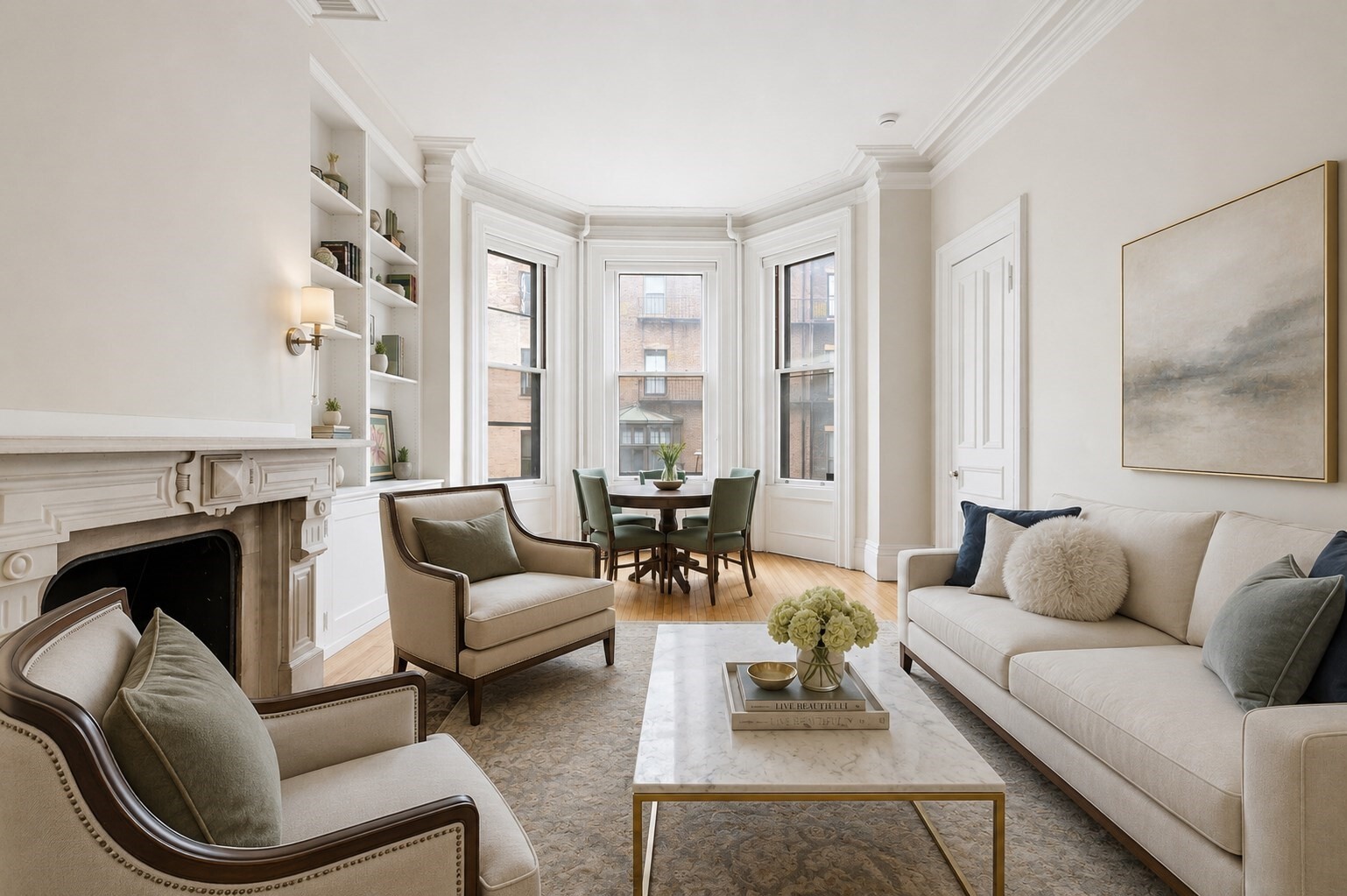 Nestled on the sunny side of Marlborough Street, this exquisite one-bedroom home offers a rare chance to own a piece of Boston’s most iconic neighborhood. The condo proportions take center stage, defined by soaring 11+ foot ceilings which create an immediate sense of airy sophistication. The classic bay windows allow an abundance of soft, natural light to pour across the space, highlighting the timeless architectural details and craftsmanship that give this condo its distinct character. Positioned on a brick front walkway, the backdrop of one of the city’s most picturesque, tree-lined corridors is unmatched. 119 Marlborough is moments away from the lush paths of the Esplanade, high-end shopping and exceptional dining. Perfectly suited as a city pied-à-terre or a turnkey investment with strong rental potential, this home captures the quintessential charm of historic Boston living.