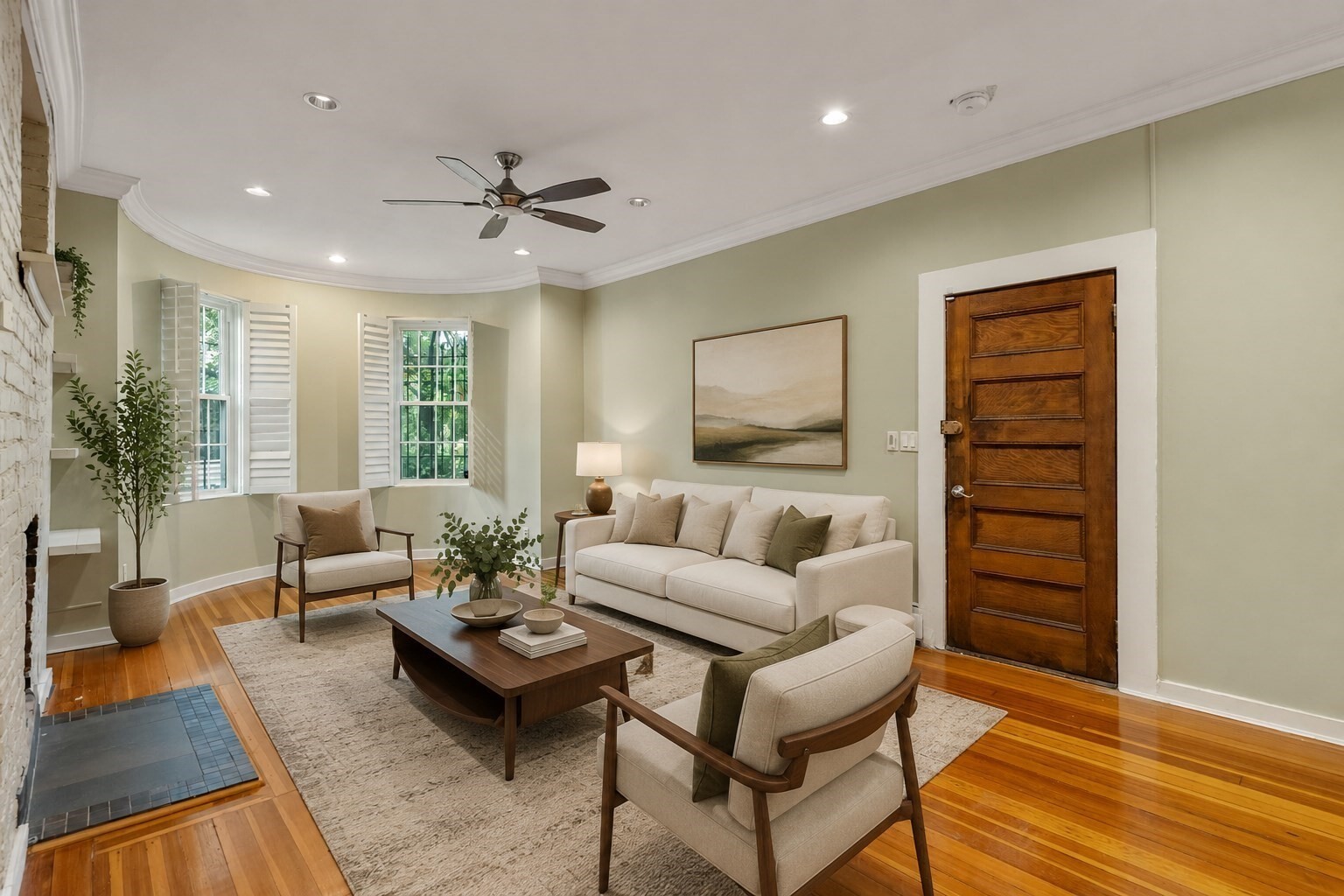 Ideally located on a charming, tree-lined street in the coveted St. Botolph neighborhood, this elegant parlor-level floor-through offers exceptional access to the best of Back Bay and the South End. The well-proportioned living room features beautiful hardwood floors, custom plantation shutters, and a classic fireplace, creating a warm and inviting setting for both everyday living and entertaining. The renovated kitchen is thoughtfully appointed with granite countertops, maple cabinetry, and a sun-filled window garden box. Two generously sized bedrooms offer excellent closet space, including a walk-in closet, while the efficient floor-through layout provides comfortable separation between living and sleeping areas. Residents also enjoy a common roof deck with sweeping city views. Two rear parking spaces owned by the association are available to residents on a first-come, first-served basis. An exceptional opportunity to own a spacious two-bedroom home in one of Boston’s most desirable and convenient residential neighborhoods, just moments from shopping, dining, public transportation, and all that Back Bay and the South End have to offer.