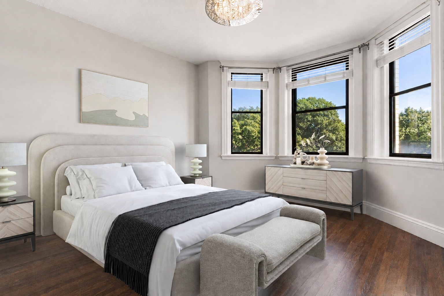 A beautifully renovated, park facing two-bedroom condo in one of Boston's most in-demand neighborhoods, minutes from the Longwood Medical Area and Fenway's university corridor, a strong fit for medical professionals, students, and investors alike. Front-facing windows overlook the park, bringing in natural light and green views throughout the day. Both bedrooms offer generous proportions, with the marble bathroom featuring a walk-in shower and built-in seating bench. The galley kitchen is outfitted with granite countertops, stainless steel appliances, gas cooking, and dovetail-joint drawers. High ceilings, stained hardwood floors, and preserved original details bring character throughout, with generous closet space for storage. Set on the second floor of a professionally managed building in a high-demand rental pocket, this is a turnkey opportunity for an owner-occupant or an investor targeting Fenway's steady rental base. Reach out to schedule a private tour.