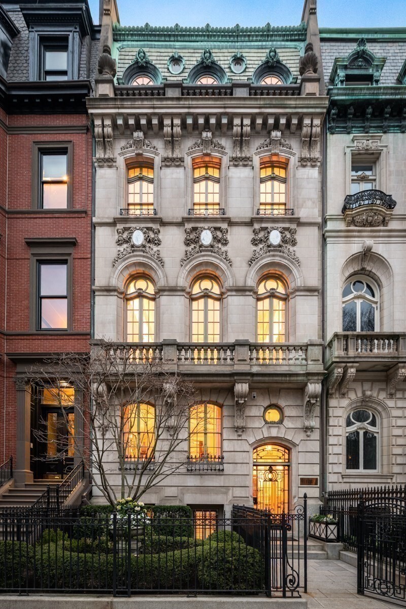 A rare Back Bay masterpiece, this extraordinary Parisian-inspired Beaux Arts single-family residence on Commonwealth Avenue commands one of Boston’s most prestigious addresses with timeless grandeur and unrivaled scale. One of the famed “Commonwealth Avenue Sisters,” the home features a magnificent limestone façade, richly detailed interiors, ornate moldings, and dramatic entertaining spaces throughout, making it an unmatched jewel of the Back Bay neighborhood. Grand formal living and dining rooms, a stunning gourmet kitchen, and a sensational family room with Juliet balcony overlooking the Commonwealth Avenue Mall create an exceptional setting for both refined entertaining and everyday living. Complete with commercial elevator access to every floor, multiple private decks, 5+ bedrooms, 6 full and 3 half baths, and 2 heated garage and 4 heated outdoor parking, this is a singular opportunity to own one of Back Bay’s most iconic single-family residences.
