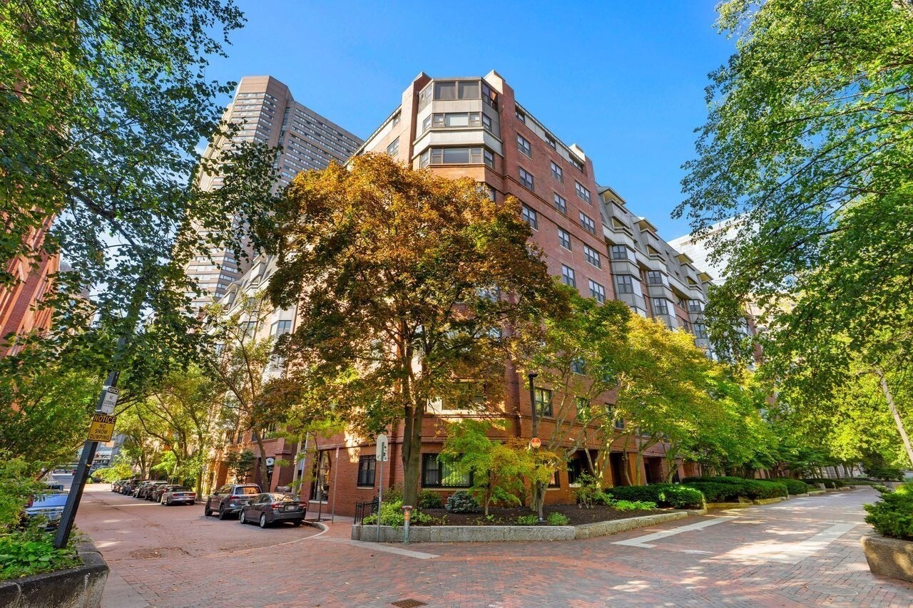 Best of Back Bay Doorman Building located at The Residences at Copley Place. Wonderful boutique Co-Op building on a charming and quiet tree lined Back Bay street just steps to the best restaurants and cafes, grocery store, gyms, MBTA , Charles River, Symphony Hall, Museums and parks makes this the perfect location to live in Boston! This sun splashed 9th floor home has all southwest facing windows with wonderful views over Back Bay and South End. Well-designed and efficient home features bedroom with large walk-in closets and brand new carpeting. Living spaces have beautiful hardwood floors and there is a full-size washer/dryer. Stylish kitchen has gorgeous cabinetry, granite and stainless appliances and wonderful breakfast bar area for entertaining. Additional deeded and locked storage unit conveniently down the hall. Heat pump extra and the central air provided to entire building included in fee. Copley Place Mall rental garage parking available for residents of building @ only $400. The Residences are connected to Copley Mall and MBTA for convenient indoor access to everything. Building has 24-hour concierge and full-service maintenance staff including on-site building manager. ( Note: Condo fee will include residential tax payment of $437/mo = $1,545/mo is total Co-Op fee.)