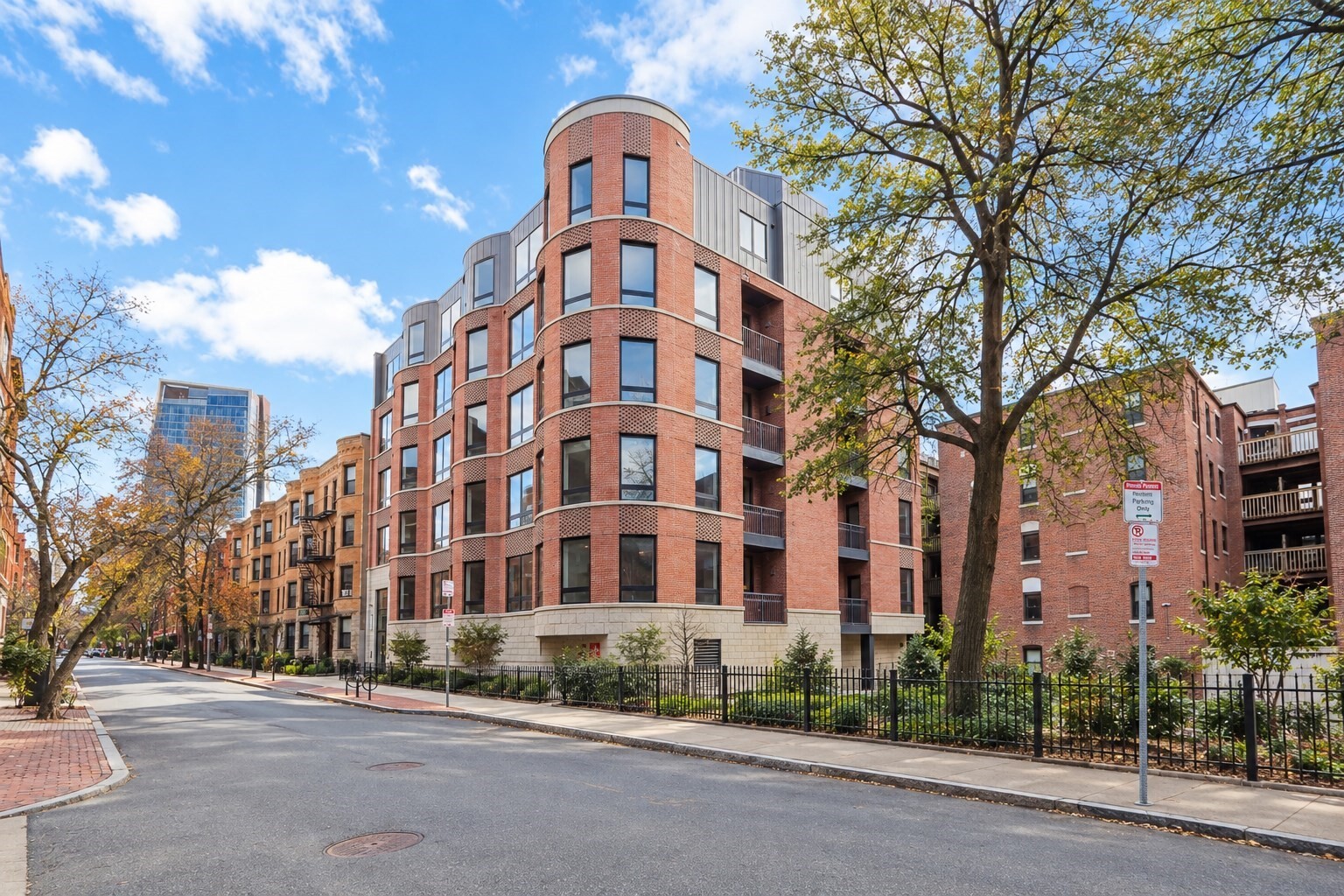 Experience sophisticated city living at The Henry, a boutique elevator building ideally situated in Boston’s sought-after Symphony neighborhood at the crossroads of Fenway and Back Bay. This beautifully designed 2-bedroom, 2-bath residence offers approximately 935 sq. ft. of thoughtfully planned living space with hardwood floors, oversized windows and an open-concept living/dining area. The modern kitchen features upgraded cabinetry, stone countertops, stainless steel appliances, gas cooking, a spacious island with seating and pendant lighting. The generously sized primary bedroom includes a walk-in closet and en-suite bath with tiled shower, while the second full bath offers a tub and shower. Additional conveniences include central heat and A/C, tankless hot water, recessed lighting and in-unit washer/dryer. Built in 2019, The Henry offers elevator access and professional management. Exceptional location near public transportation, universities, medical centers, shopping, dining, parks and everything Fenway and Back Bay have to offer.